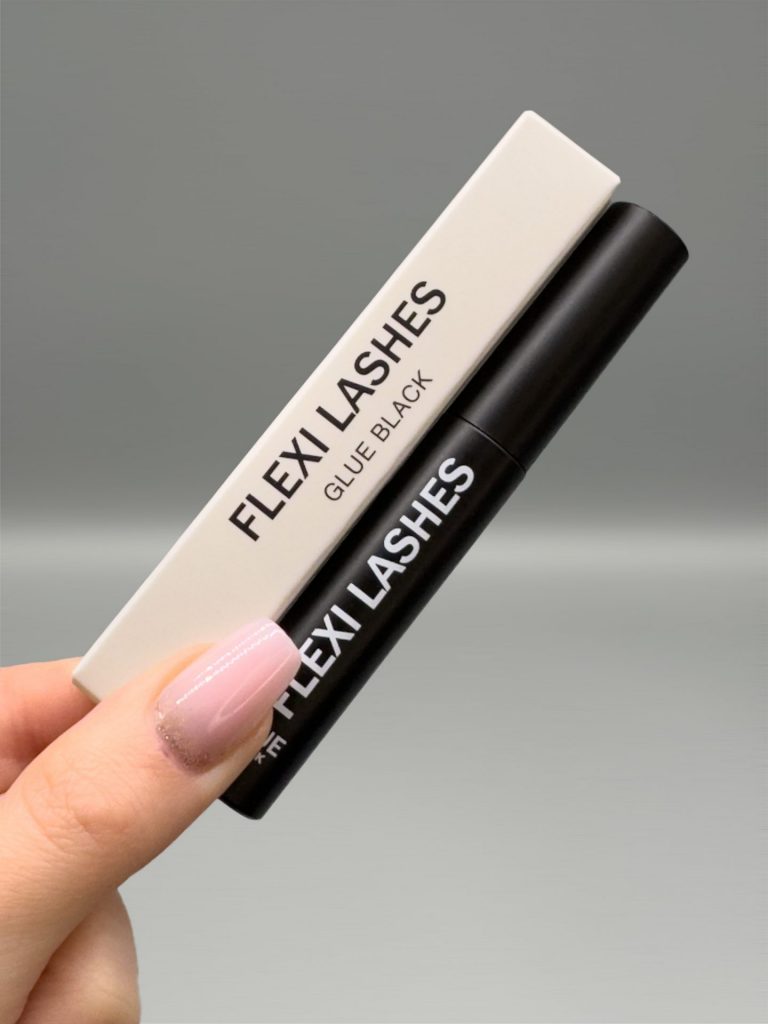 FLEXI LASHES DIY Wimpernverlängerung Wimpern Zubehör Wimpernkleber Schwarz