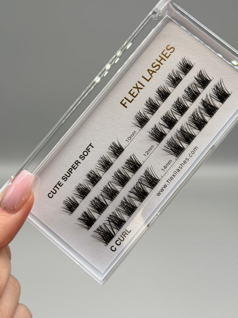 FLEXI LASHES DIY Wimpernverlängerung Wimpern Zubehör Wimpernbox Cute Super Soft C