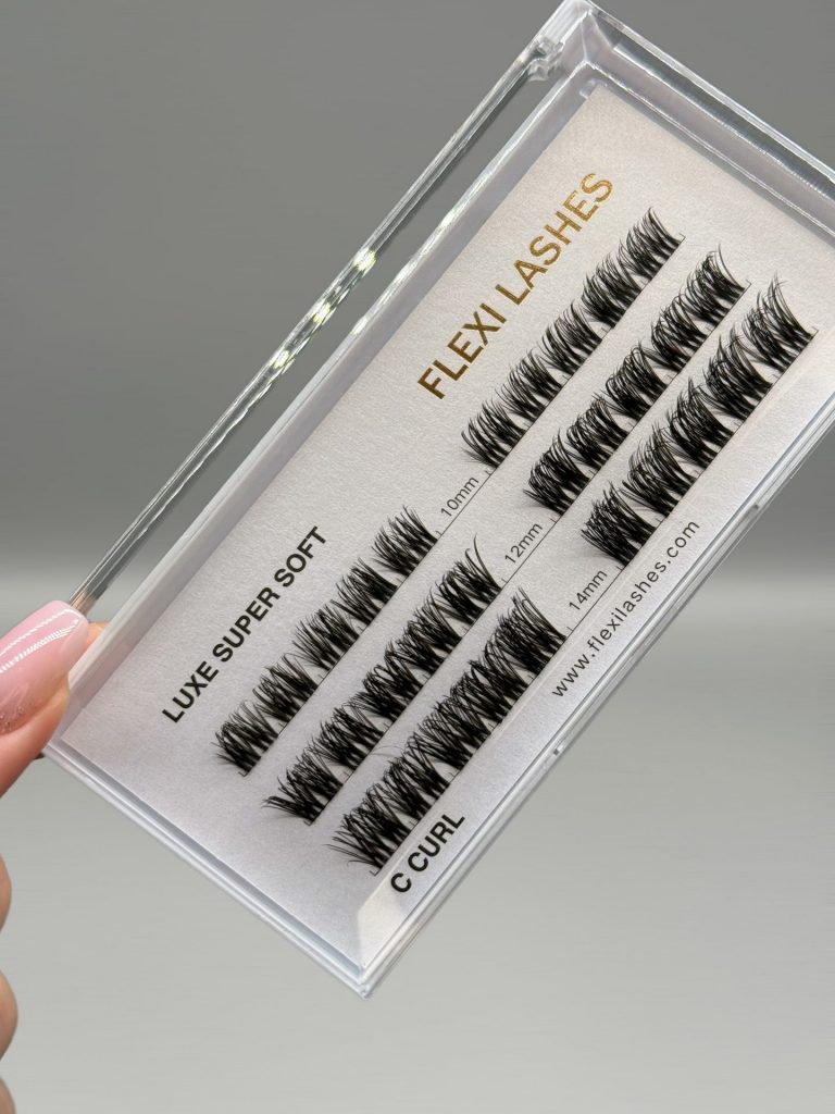 FLEXI LASHES DIY Wimpernverlängerung Wimpern Zubehör Wimpernbox Luxe Super Soft C