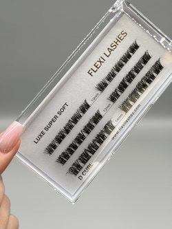 FLEXI LASHES DIY Wimpernverlängerung Wimpern Zubehör Wimpernbox Luxe Super Soft D