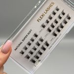 FLEXI LASHES DIY Wimpernverlängerung Wimpern Zubehör Wimpernbox Natural Super Soft C