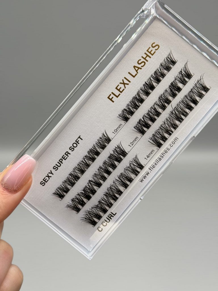 FLEXI LASHES DIY Wimpernverlängerung Wimpern Zubehör Wimpernbox Sexy Super Soft C