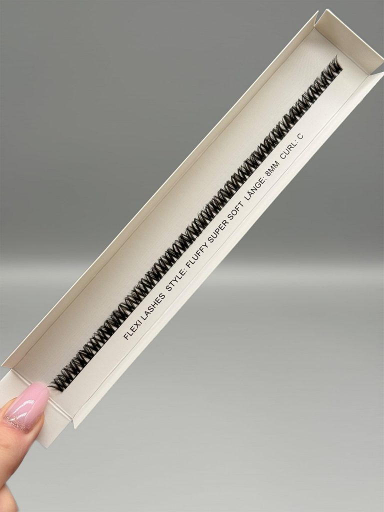 FLEXI LASHES DIY Wimpernverlängerung Wimpern Wimpernband Fluffy Super Soft C 8 mm 2