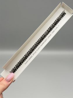 FLEXI LASHES DIY Wimpernverlängerung Wimpern Wimpernband Fluffy Super Soft C 12 mm 2