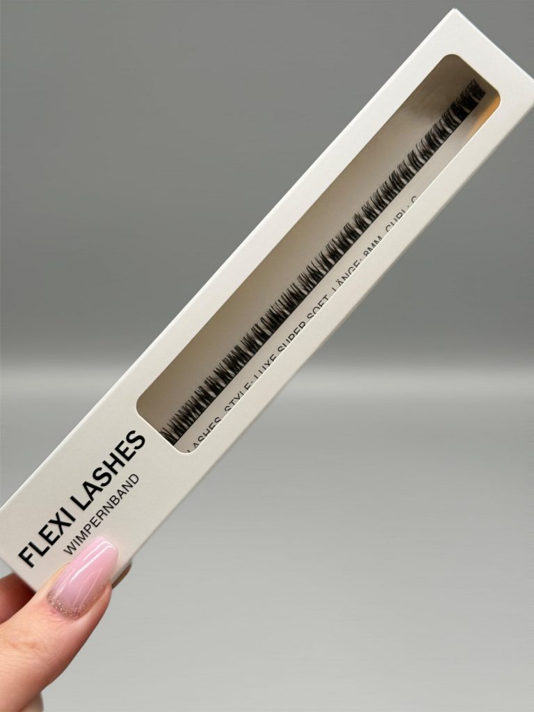FLEXI LASHES DIY Wimpernverlängerung Wimpern Wimpernband Luxe Super Soft C 8 mm