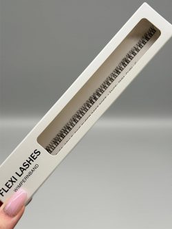 FLEXI LASHES DIY Wimpernverlängerung Wimpern Wimpernband Fine Super Soft C 8 mm