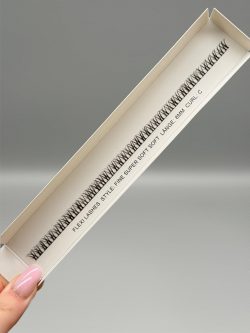 FLEXI LASHES DIY Wimpernverlängerung Wimpern Wimpernband Fine Super Soft C 8 mm 2