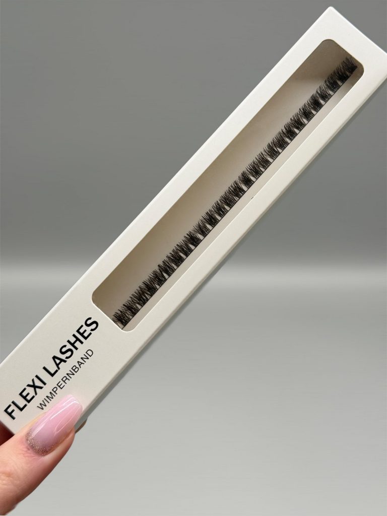 FLEXI LASHES DIY Wimpernverlängerung Wimpern Wimpernband Natural Super Soft C 8 mm