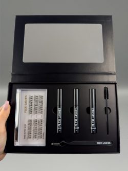 FLEXI LASHES DIY Wimpernverlängerung Wimpern All-In-One Box Fine Super Soft D